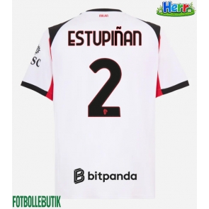 AC Milan Pervis Estupinan #2 Bortatröja 2025-26 Kortärmad